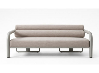 3-Sitzer-Sofa bequem weich geräumig moderner Stil beige neu
