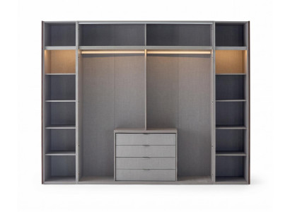 Kleiderschrank Modern Schwarz Elegant Schrank Garderobenschrank