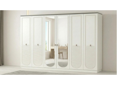 Schrank Bequem Stilvoll Weiß Minimalistisch Geräumig Modern Holz