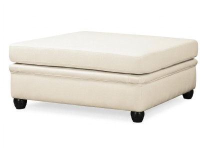 Beiger weicher Hocker quadratischer niedriger Fußhocker Wohnzimmermöbel