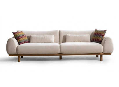 Sofa bequem groß weich geräumig schön moderner Stil weiß