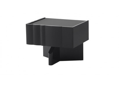 Nachttisch Modern Schwarz Elegant Nachtkommode Beistelltisch Box
