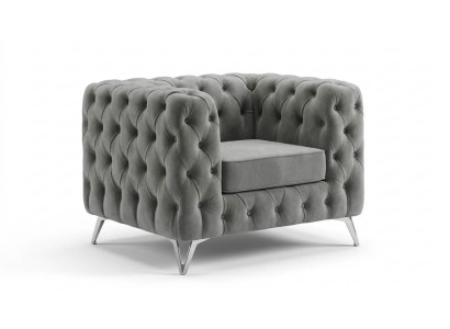 Gemütlicher Chesterfield Sessel mit robuster Konstruktion