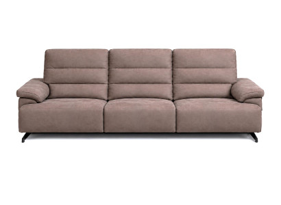Taupe Sofa 3 Sitzer Luxuriöses italienisches Polstermöbel Wohnzimmer
