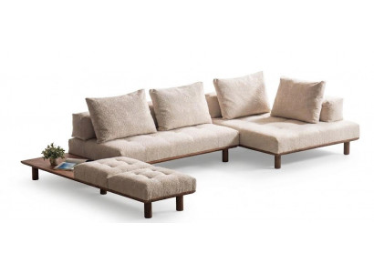 Ecksofa U-form Modernes italienisches Sofa Wohnzimmer Polstermöbel