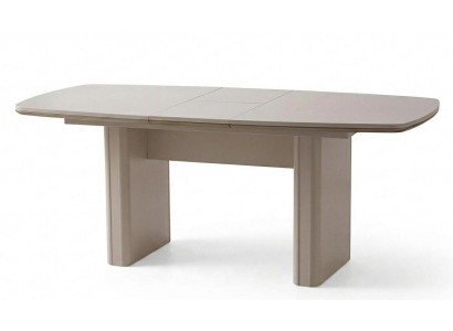 Esstisch Modern Beige-grau  Geometrisch Ausziehbar  Funktional Elegant