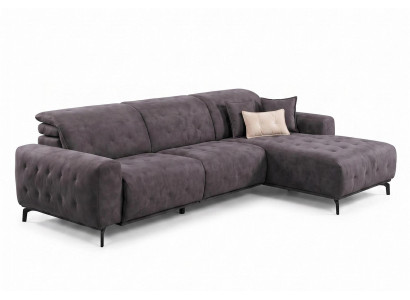 Komfortables italienisches Ecksofa mit eleganter und weicher Polsterung