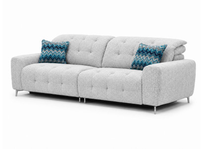 Sofa 2 Sitzer modern italienische Möbel Grau Eleganter Polstersofa