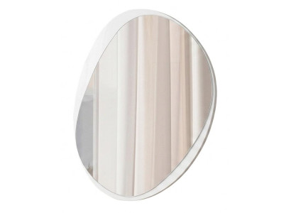 Spiegel Modern Weiß Luxuriös Minimalistisch Ungewöhnliche Form Edel