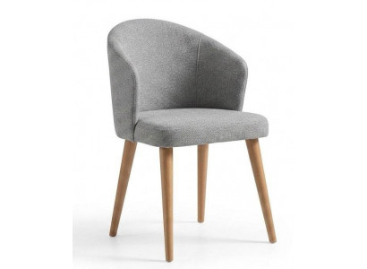 Stuhl Modern Grau Kompakt Minimalistisch Elegant Ergonomisch