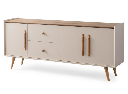 Sideboard Modern Beige Harmonisch Funktional Gemütlich Ästhetisch