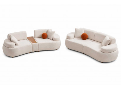 Stilvoller Sofagarnitur 3+2 Sitzer Eleganter Design Luxuriöse Polstermöbel