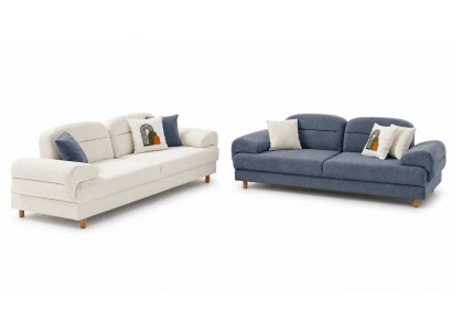 Sofagarnitur 3+3 Sitzer Elegante Wohnzimmer Luxusmöbel Polstermöbel Set 2tlg