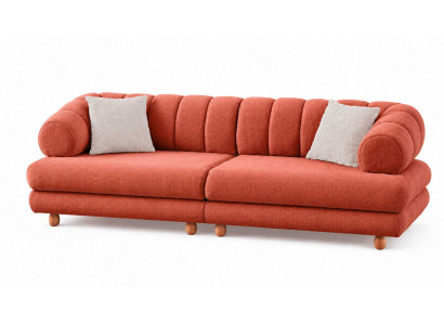 Sofa 3 Sitzer Luxuriöses Polstermöbel Wohnzimmer Polstersofa Moderner