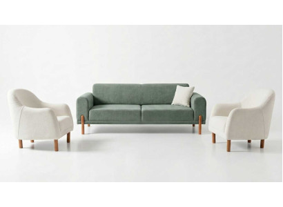 Moderne luxuriöse Sofa Set 3+1+1 Sitzer stilvolle bequeme Polstermöbel