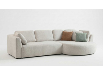 Polstermöbel Eleganter  Ecksofa L-Form Wohnzimmer Polstermöbel