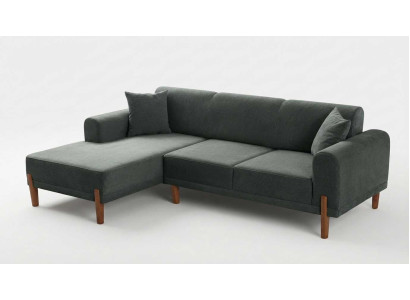 Eleganter Grau Ecksofa L-Form Moderne Polstermöbel Wohnzimmer Sofa