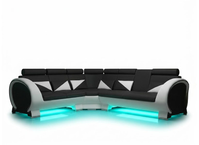Canapé d'angle Canapé d'angle DESIGN * Choix de couleur * CANAPÉ Cuir COUCH CUIR CANAPÉ EN CUIR ENSEMBLE EN CUIR