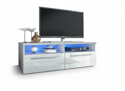 Meuble TV LED TV Cabinet Lowboard Buffet TV Console de télévision murale à haute brillance Stand TV