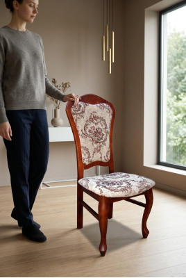 Chaise en bois massif Chaise de salle à manger Chaise-designer Chaise en cuir Chaises Chaises de salle à manger K30