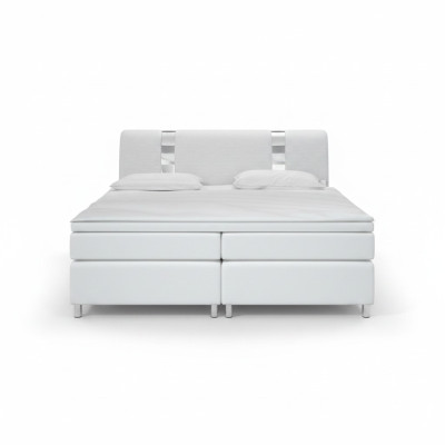 Lit sommier à ressorts Box Hôtel Lit avec Visco & Matelas Lit en cuir Lits Lits doubles
