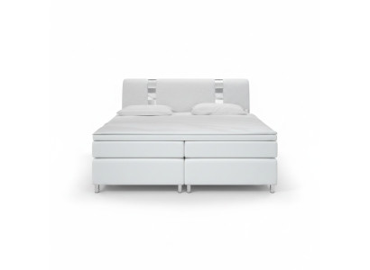 Lit sommier à ressorts Box Hôtel Lit avec Visco & Matelas Lit en cuir Lits Lits doubles