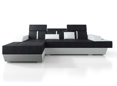 Canapé en tissu Canapé d'angle Tissu Tissu Paysage de vie Rembourrage neuf Canapé en tissu Sofa Canapé