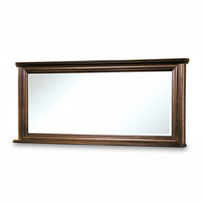 Cadre en bois véritable de concepteur classique - Miroir XXL 157x71 - Modèle W-L1