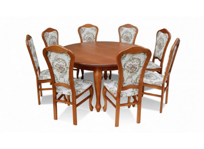 Table à manger & 8x Chaises Ensemble de salle à manger Ensemble de repas Classique Table Chaise Tables