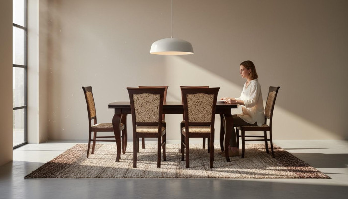Table à manger + 6x chaises Chaise Set de salle à manger Ensemble à manger Table moderne Tables neuves Z11