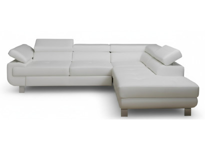 Canapé d'angle Canapé Couch Paysage de vie Suite Rembourrage Canapé-lit Lit Fonction lit