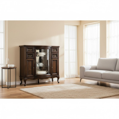 Commodes classiques Vitrine Buffet Commodes Buffet Armoire de commode Bar