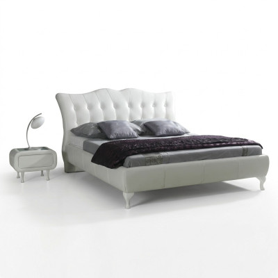 Lit Chesterfield Lit rembourré Lit de luxe Double Design Chambre à coucher Lits neufs