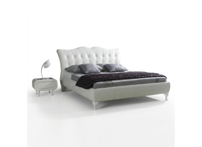Lit Chesterfield Lit rembourré Lit de luxe Double Design Chambre à coucher Lits neufs
