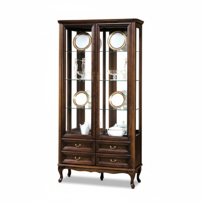 Vitrine classique Armoire italienne Armoire de présentation de meubles Vitrine de présentation W-W2.