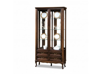 Vitrine classique Armoire italienne Armoire de présentation de meubles Vitrine de présentation W-W2.