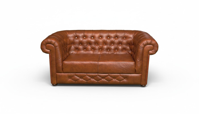Canapé Chesterfield Ensemble de canapé 3 places en cuir rembourré Sofas Neuf BANTRY