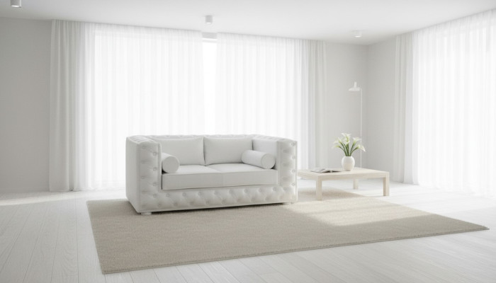 Canapé Chesterfield Sofa Ensemble 3 Places Coussin Cuir Canapés Neuf A922