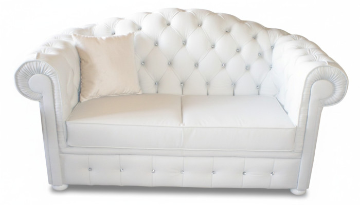 Chesterfield 3 places avec fonction lit Sofa Canapé Ensemble de rembourrage Canapés Neuf !!