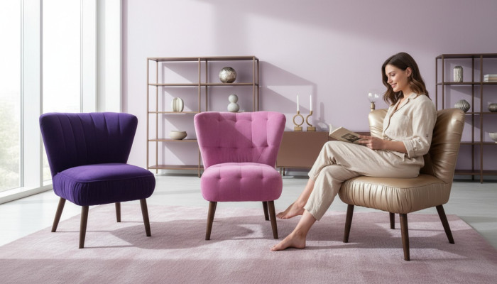 Fauteuil Chesterfield Chaise de designer Chaise longue Tabouret Chaises Neuves