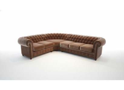 Canapé d'angle Ensemble de canapé Chesterfield Coin Coin Canapé Rembourrage Siège Suite de canapé neuf