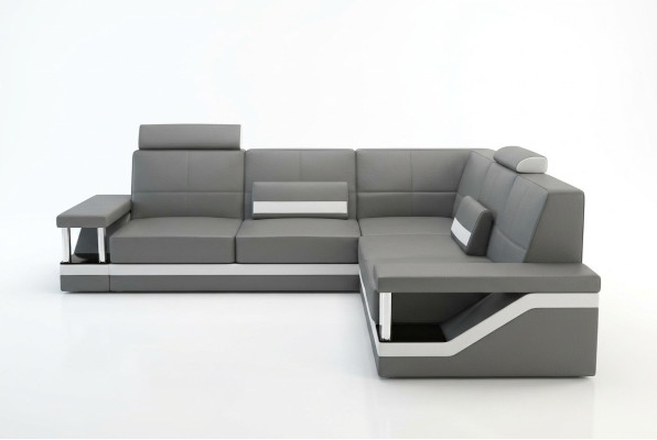 Canapé en cuir Canapé d'angle Canapé Sofa Poster Ensemble d'angle Canapés Tissu Cuir Ensemble nouveau