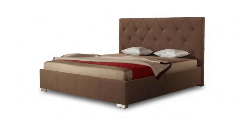 Designer Bed Lit Double Literie Lit Chambre Lit de mariage lit en cuir neuf 2700