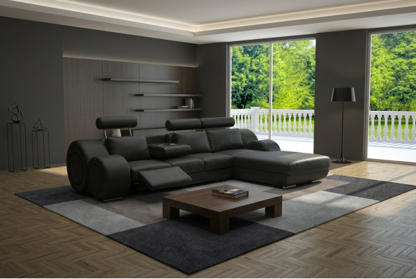 Designer Suite Salon Canapé d'angle Canapé Canapé Canapé en cuir Canapés neufs