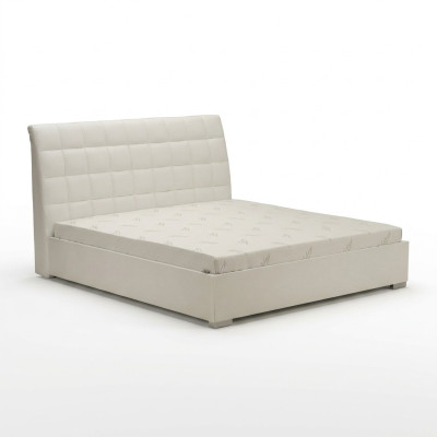 Lit Lit double Lits designer Lit double Revêtement en cuir Tissu Textile Lit Tissu