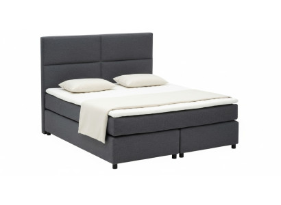 Lit continental à ressorts tapissier en textile Lit Double en cuir haut de gamme