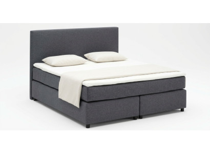 Lits Continental Boxspring Lits Rembourrage Haut Double Cuir Textile Lit