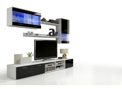 Une table de chevet pour télévision en bois de style moderne exquis pour votre salon.