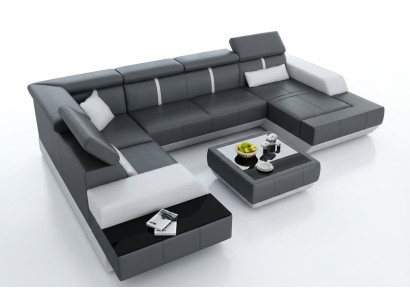 Cuir tables Tables basses Tables Table en verre de designer Table basse MANS