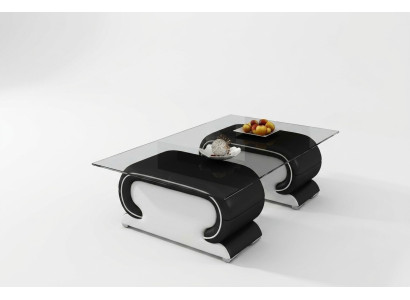 Table en verre design Dessus de table en cuir Canapé Sofa Tables en cuir